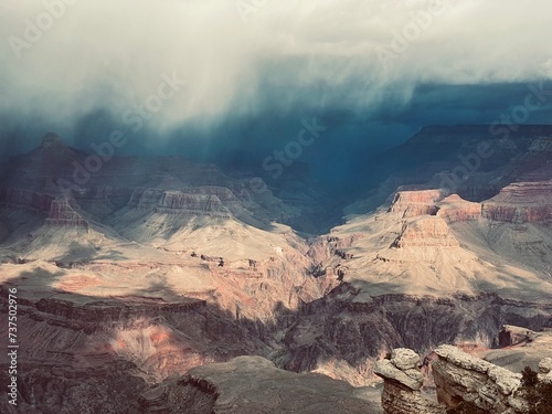 Cloud over Grand Canyon National Park