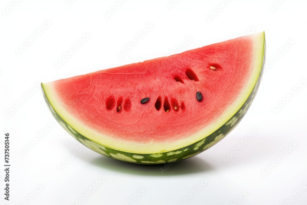 Sliced of watermelon isolated on white background. Sliced of watermelon isolated on white background.