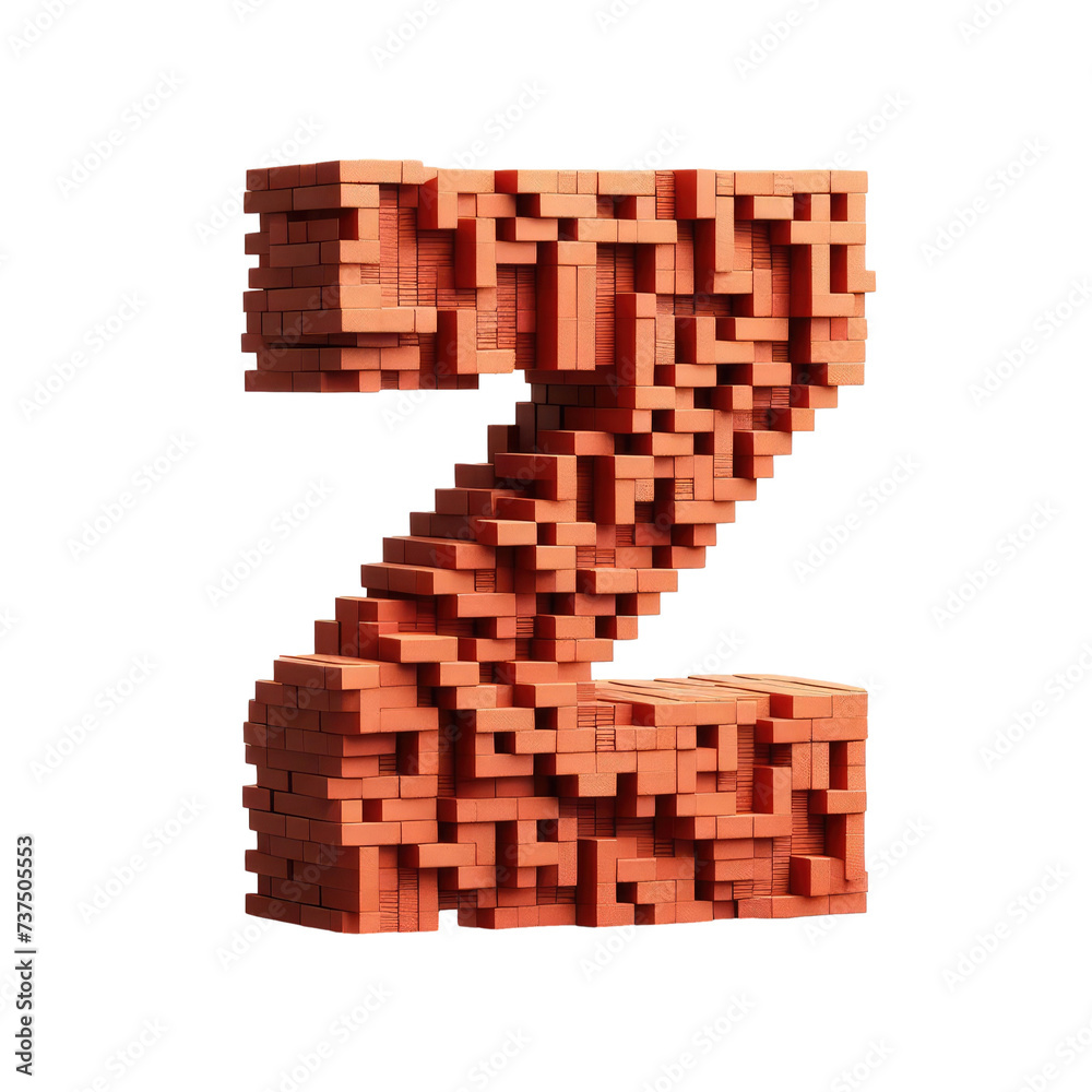 Isolated 3D Letter on a Clear PNG Canvas Generative AI Isolated 3D Letter on a Clear PNG Canvas Generative AI