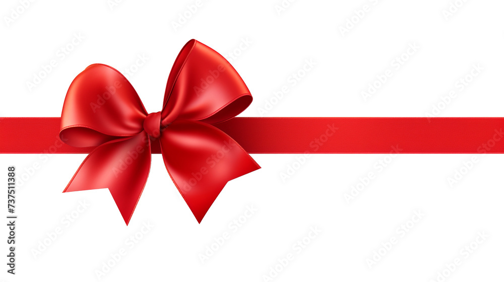 Red Gift Ribbon Gift bow and ribbon. illustration. Decorative red ribbon bow. Decoration, packaging, invitation elements, Christmas, Valentine, birthday, holiday gift wrapping Red Gift Ribbon Gift bow and ribbon. illustration. Decorative red ribbon bow. Decoration, packaging, invitation elements, Christmas, Valentine, birthday, holiday gift wrapping