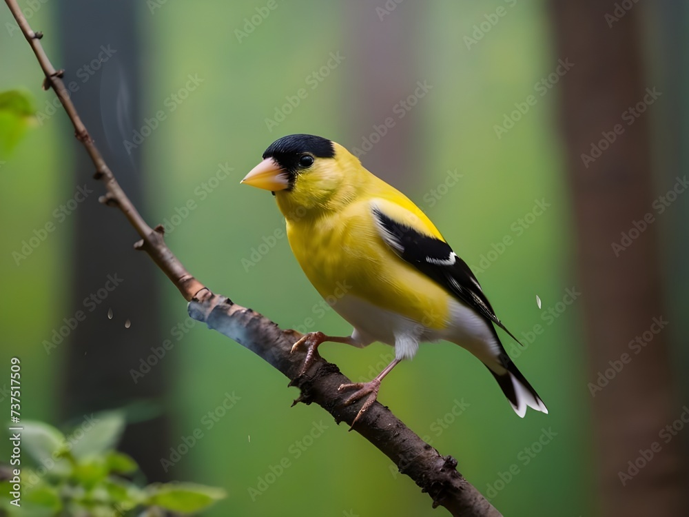 Beautiful bird in nature, blurry background, bird in a tropical garden Beautiful bird in nature, blurry background, bird in a tropical garden
