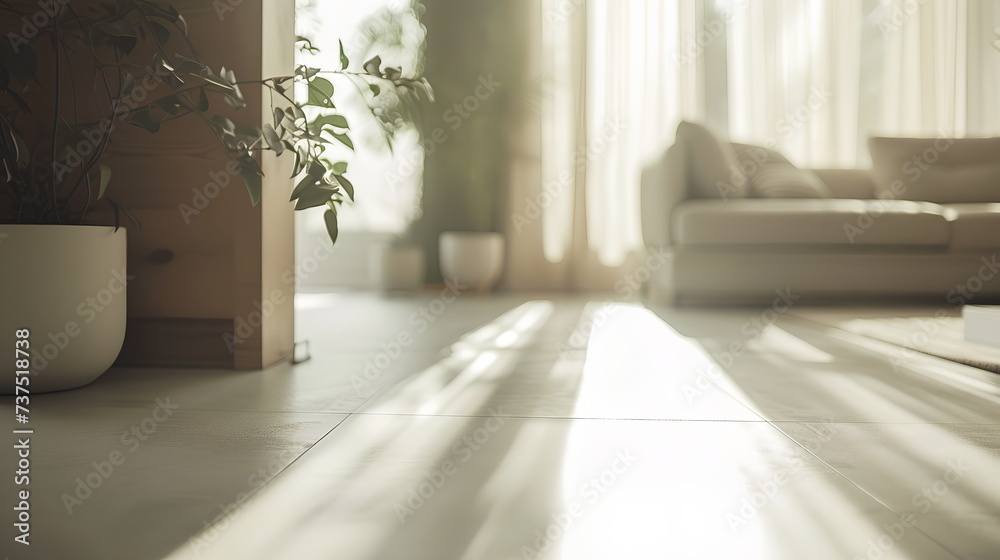 Fototapeta premium Minimalist living room interior