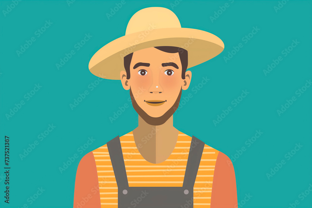 farmer person icon