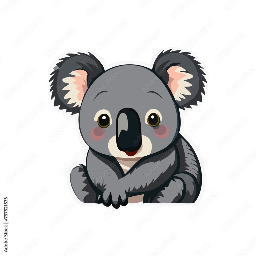 Obraz premium Cartoon Koala Character