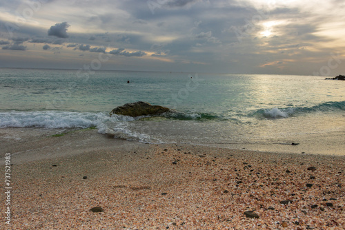 Peaceful beach in Saint Barthélemy (St. Barts, St. Barth) Caribbean