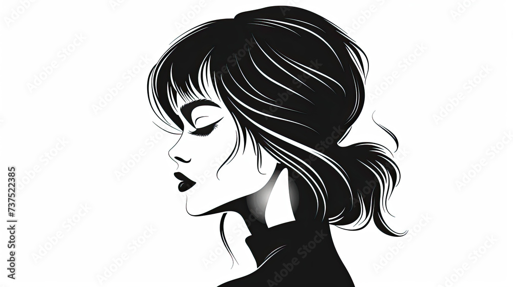 ombre balayage haircolor and haircut concept, ombre balayage haircolor and haircut concept,