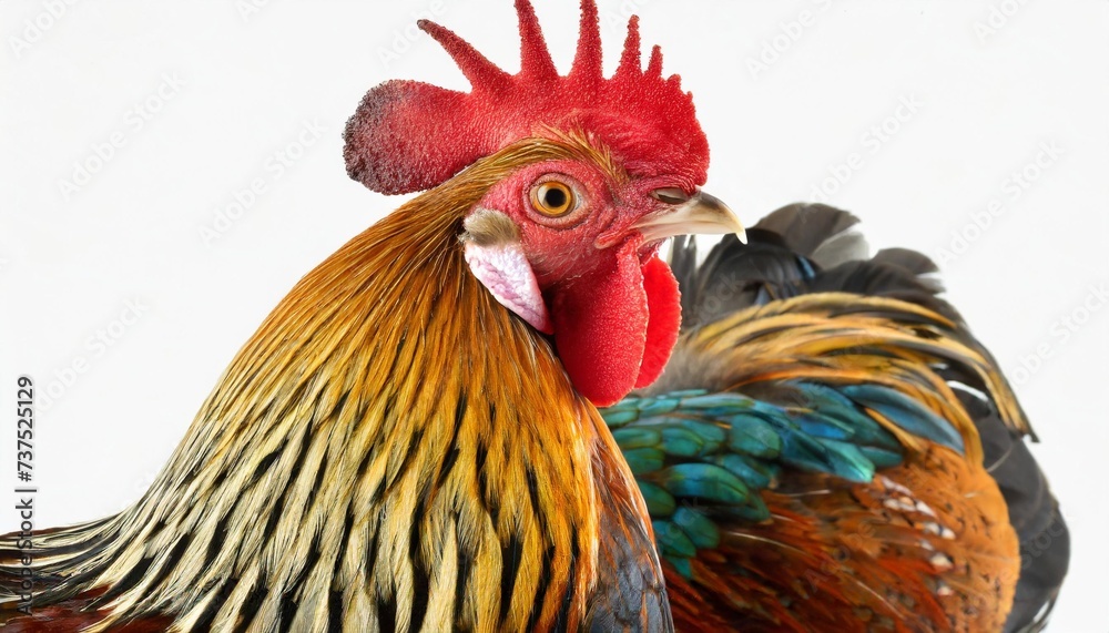 gamecock rooster isolated