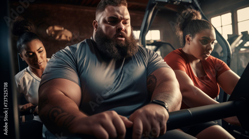 An intense arm wrestling match in the gym showcases the epitome of strength, burning passion, and the essence of friendly rivalry among competitors.