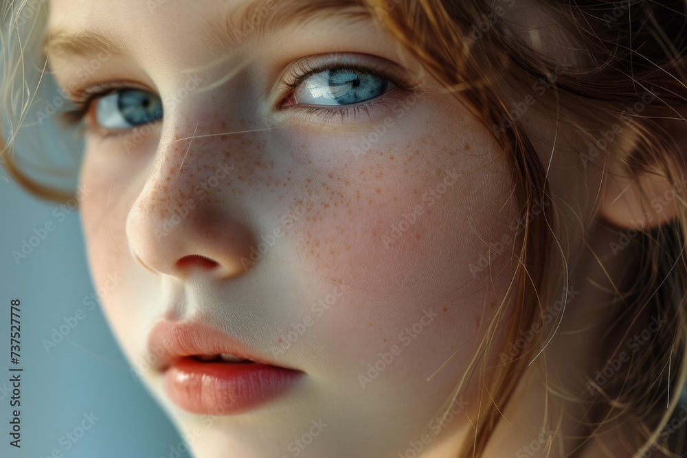 Fototapeta premium Flawless complexion of a lovely girl