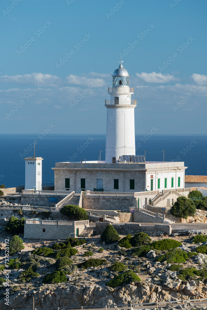 Leuchtturm am Cap Formentor, Mallorca, Balearen, Spanien Leuchtturm am Cap Formentor, Mallorca, Balearen, Spanien