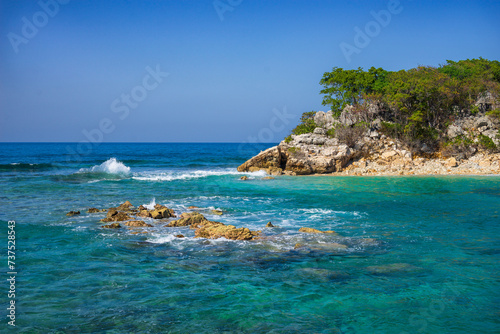 Labadee beach, Haiti, Caribbean Sea