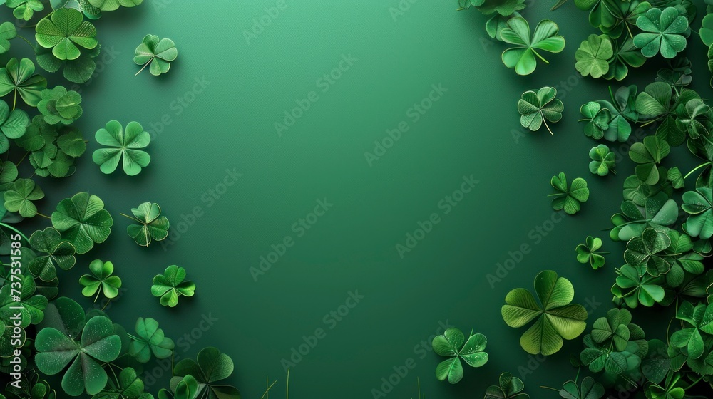 st patricks day shamrock set st patricks day shamrock set