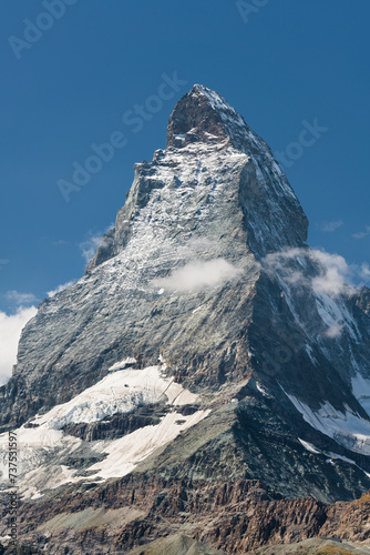 Matterhorn Ostwand, Zermatt, Wallis, Schweiz photo