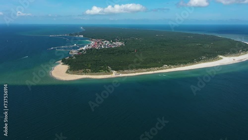 Beautiful Panorama Hel Krajobraz Aerial View Poland