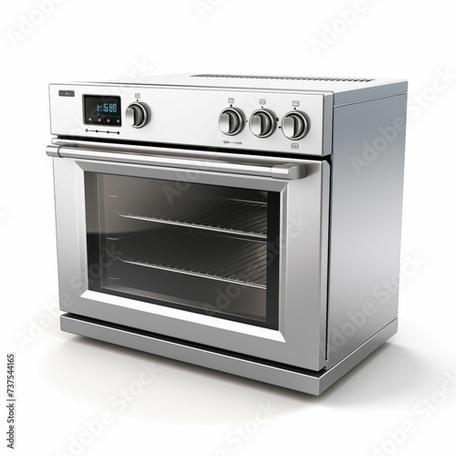 Oven, isolated on a white background .