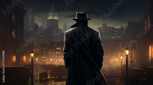 Write about a detective solving crimes in a city where people can manipulate their own reality. 