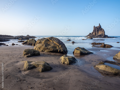 Beach Playa de Benijo in Tenerife