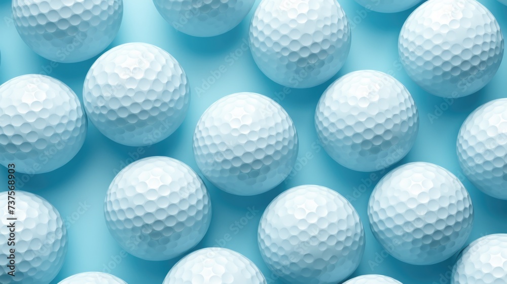 Background with golf balls in Arctic Blue color. Background with golf balls in Arctic Blue color.