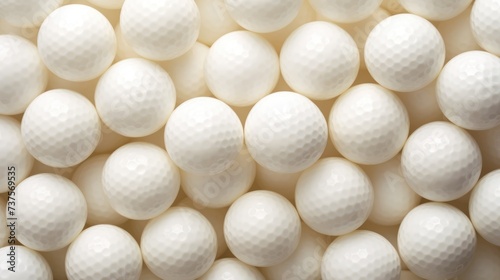 Background with golf balls in Ivory color.