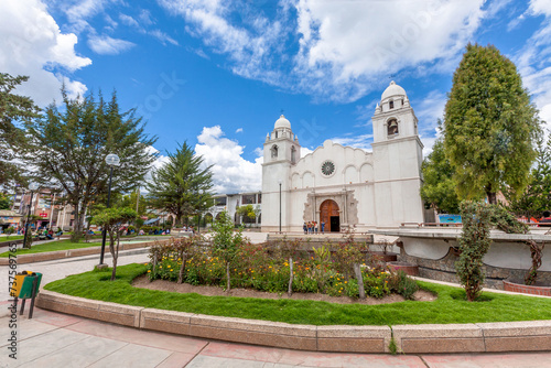 Church of Chupaca. San Juan Bautista. February 22, 2015, Huancayo Peru.