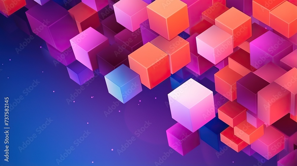 yellow cubes ,Colorful 3d cubes, squares abstract design background. yellow cubes ,Colorful 3d cubes, squares abstract design background.