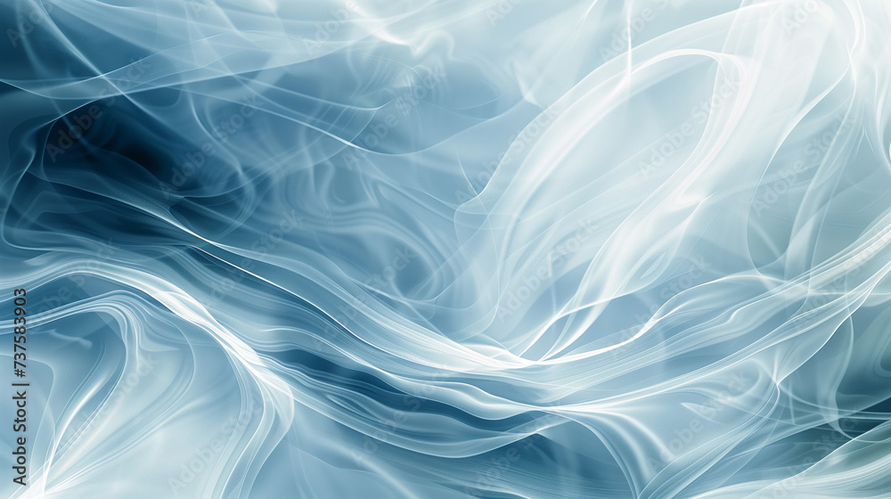Fototapeta premium Blue smoke abstract background