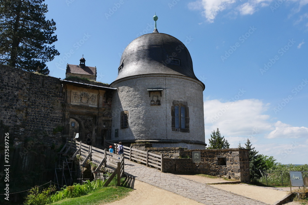 Fototapeta premium Eingang Burg Stolpen