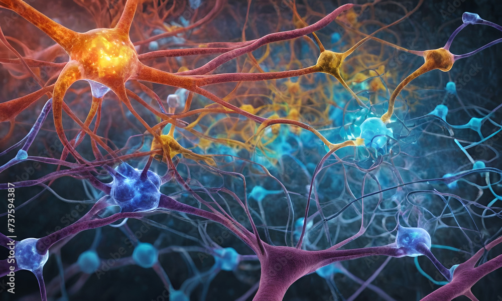 neurons and synapse like stuctures depicting brain chemistry neurons and synapse like stuctures depicting brain chemistry