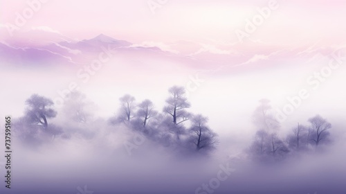 Lavender Color Fog Background