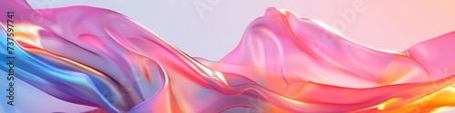 Abstract colorful flowing waves design. Background for technological processes, science, presentations, education, etc