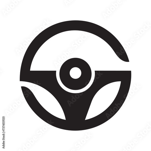 steering wheel logo