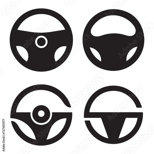steering wheel logo