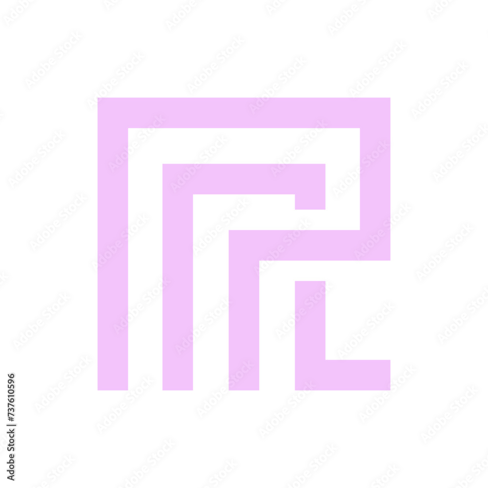 Monogram R design vector logo. Monogram initial letter mark R logo design. Monogram design vector logo. Monogram initial letter mark R logo design. Simple R monogram. Monogram R design logo