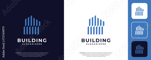 Building icon vector. apartment illustration sign collection © saturo