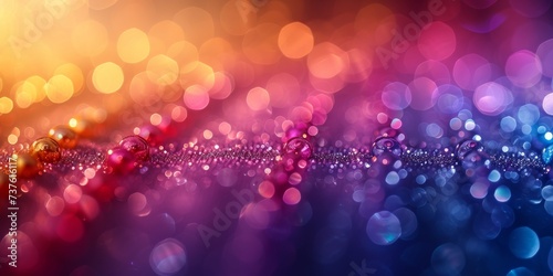 A sparkling abstract background for Mardi Gras or a carnival with pink, blue, purple and gold colors. 