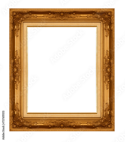 golden photo frame