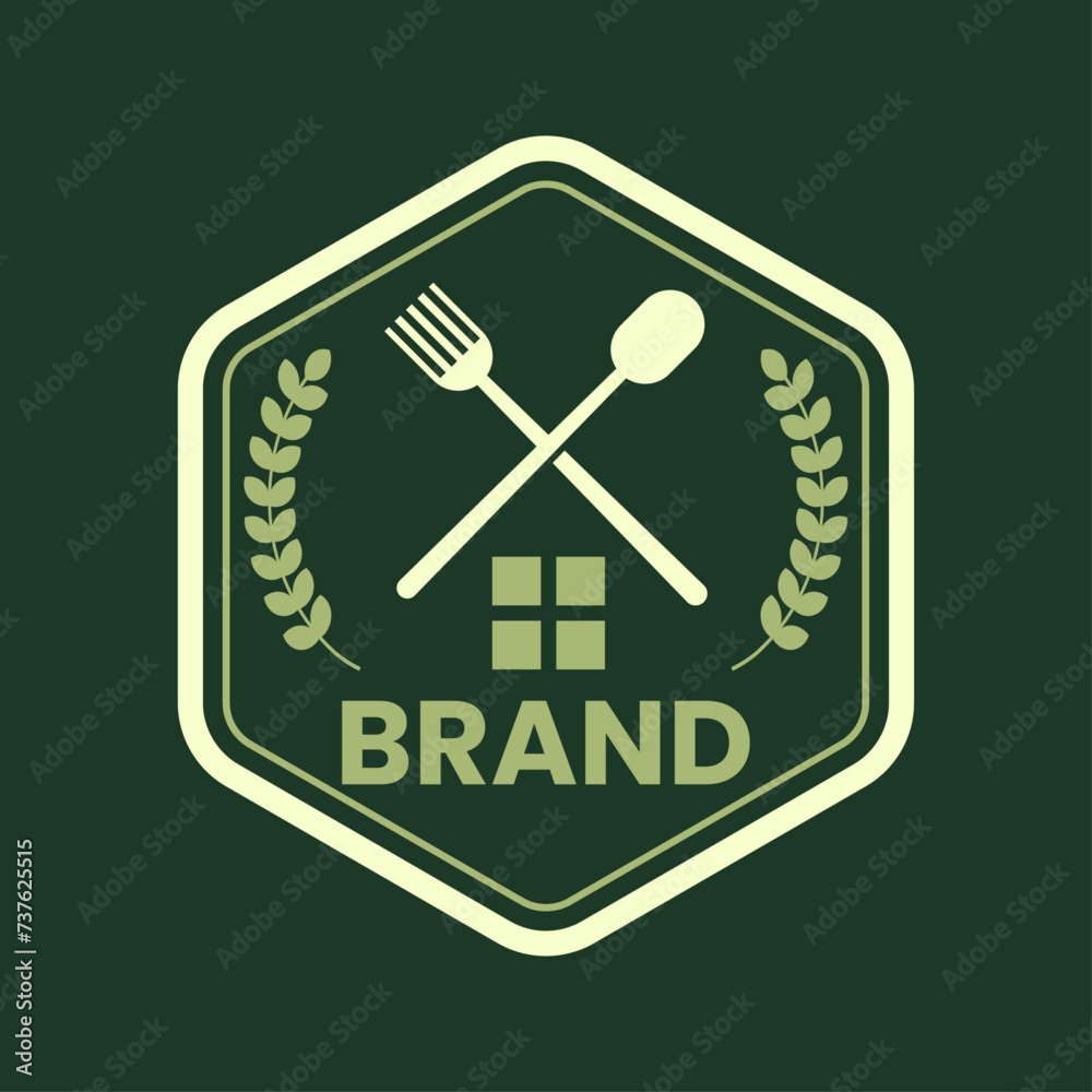 spoon and fork house logo spoon and fork house logo