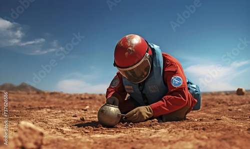aims for a world free of landmines and explosive remnants of war photo