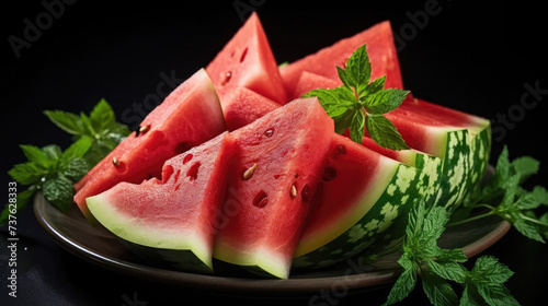 watermelon close up. background of fresh fruits with bright colors