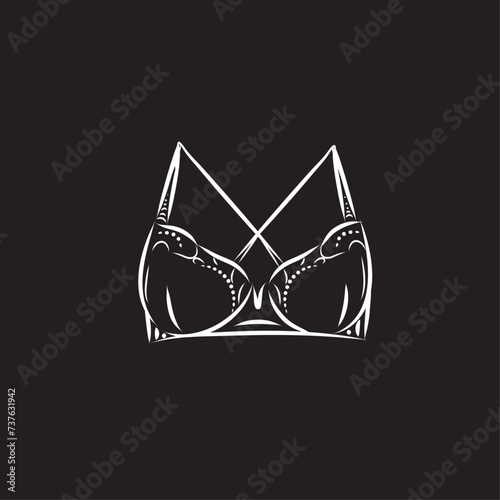 Multiway Bra flat vector design
