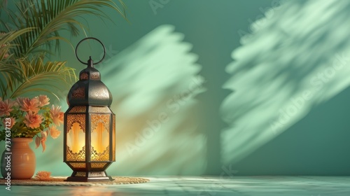 Ramadhan lantern, decoration for ramadhan background