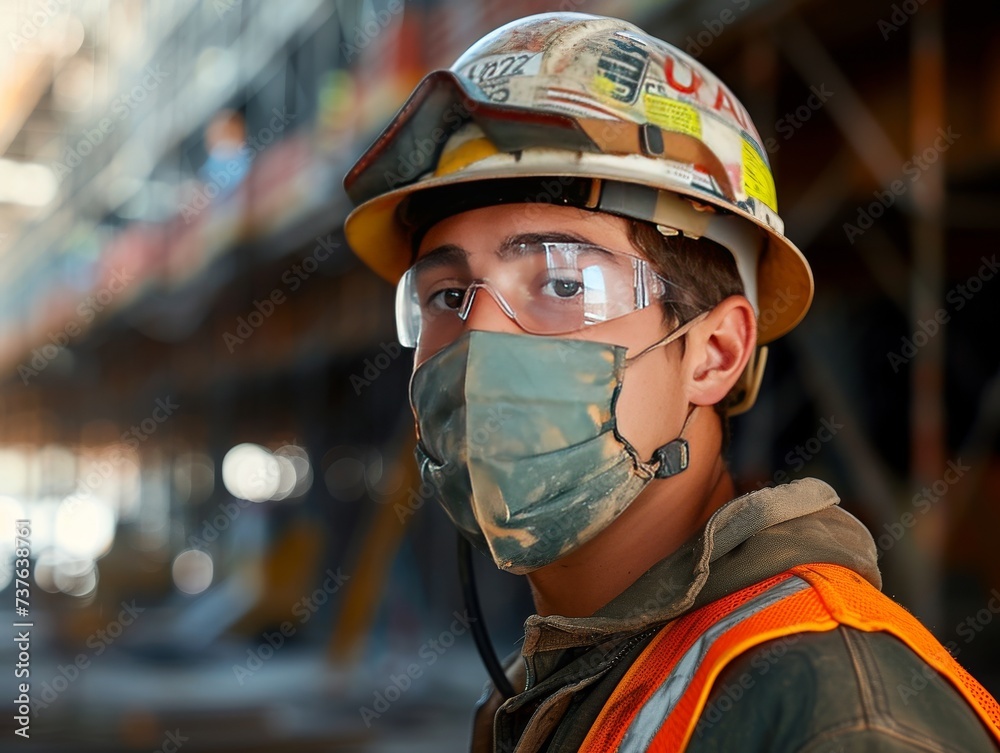 Masked and Glasses for Safety Masked and Glasses for Safety