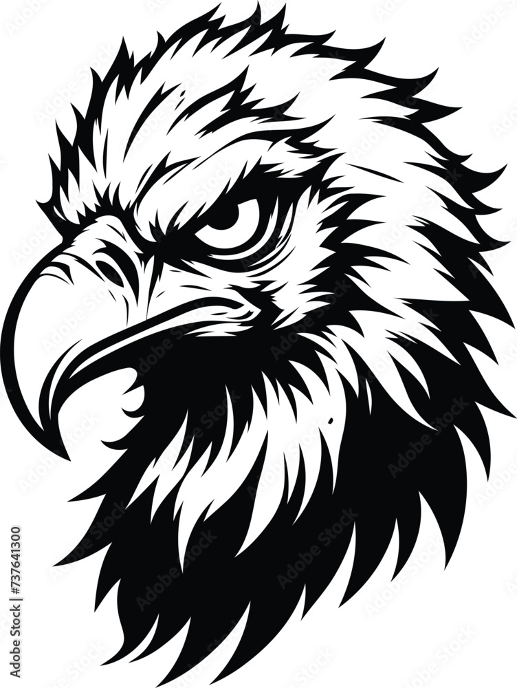 vulture, bird head, animal mascot illustration, vulture, bird head, animal mascot illustration,