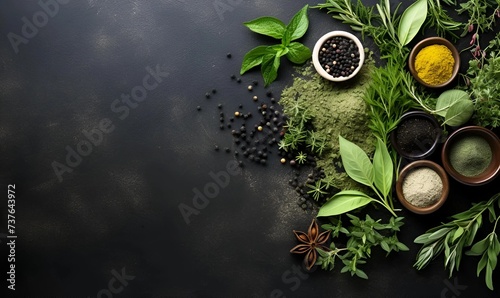 photo phytotherapy products arrangement high angle copy space photo