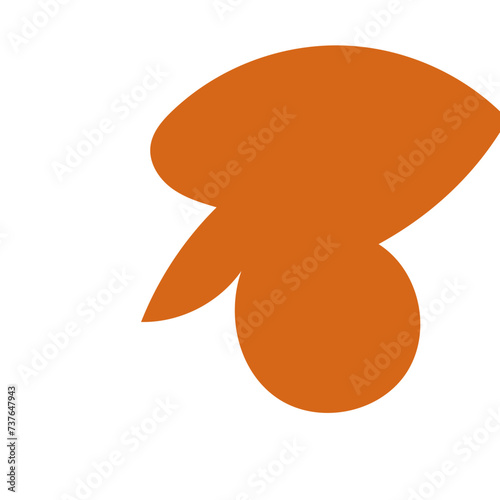 Autumn Abstract shape vector 