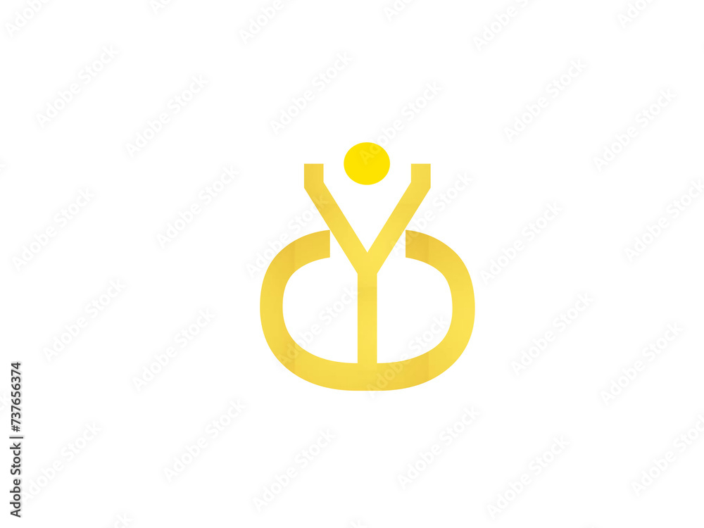 3d logo graphic of a symbol glittering golden 3d logo graphic of a symbol glittering golden
