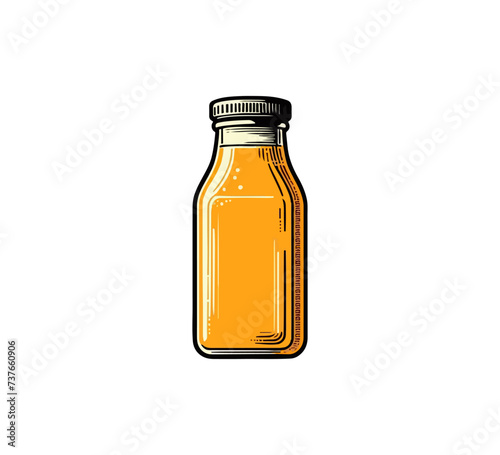 Orange Juice hand drawn vector sunkist graphic photo