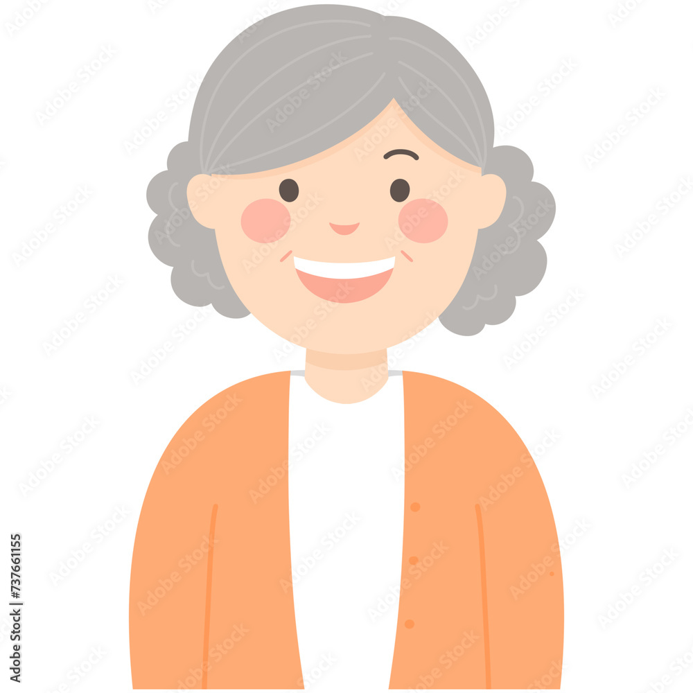 Grandmother illustration 