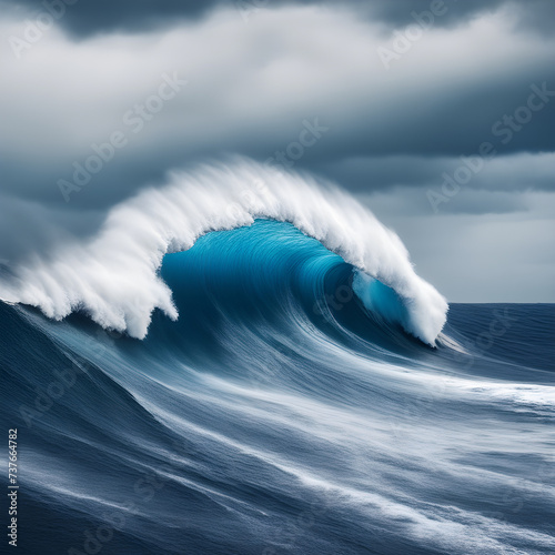stormy sea wave © Tiago