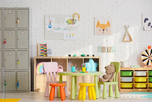 Interior of playroom in kin...